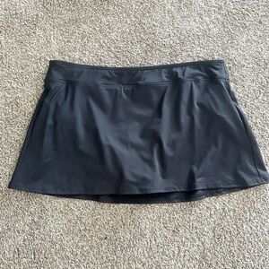 Land's End Black Swim Skirt